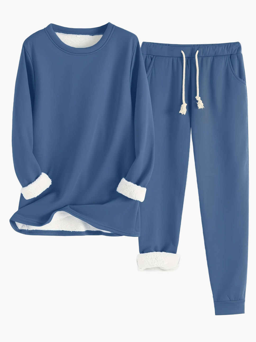 Damen Lounge Set Zweiteilig Lässig 11