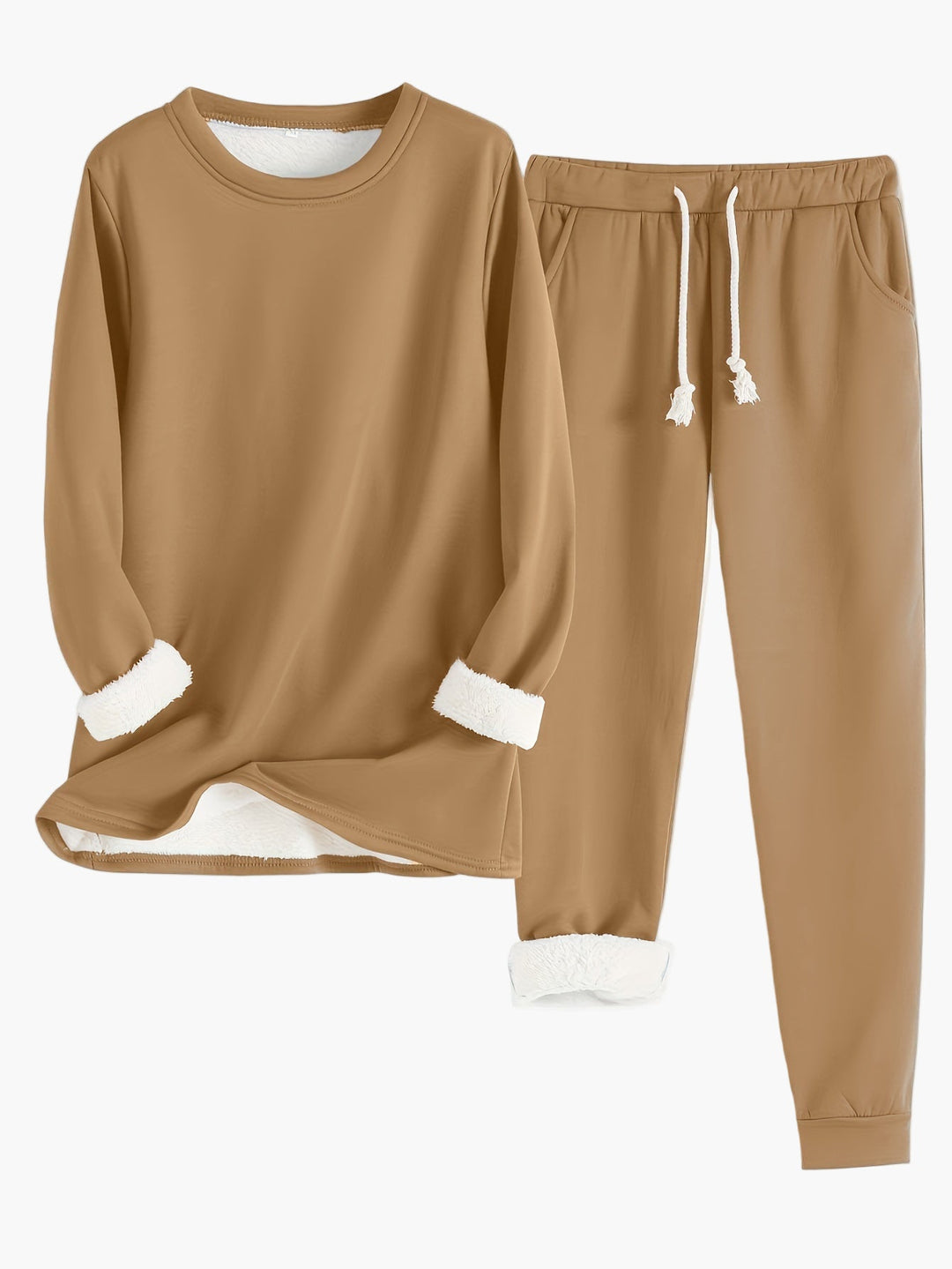 Damen Lounge Set Zweiteilig Lässig 12