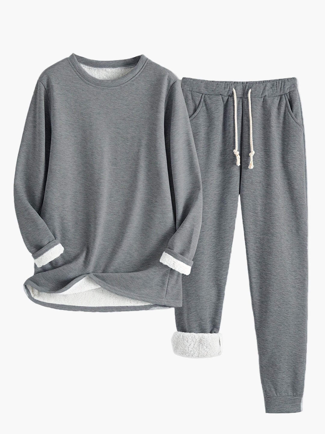 Damen Lounge Set Zweiteilig Lässig 2