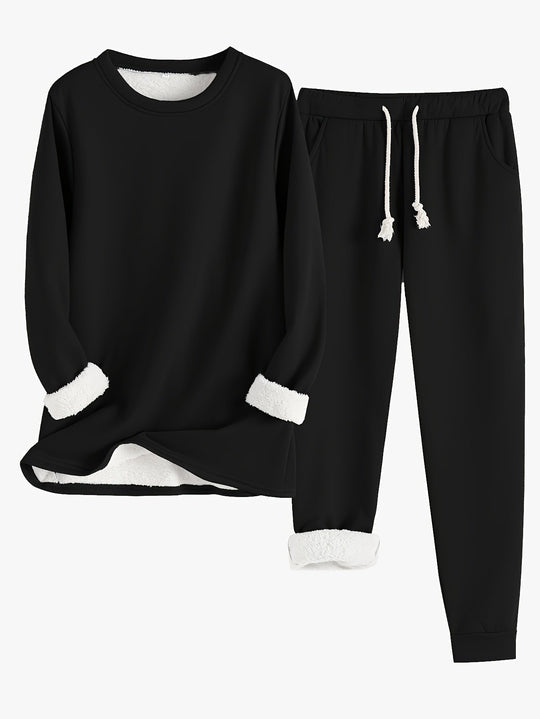 Damen Lounge Set Zweiteilig Lässig 3