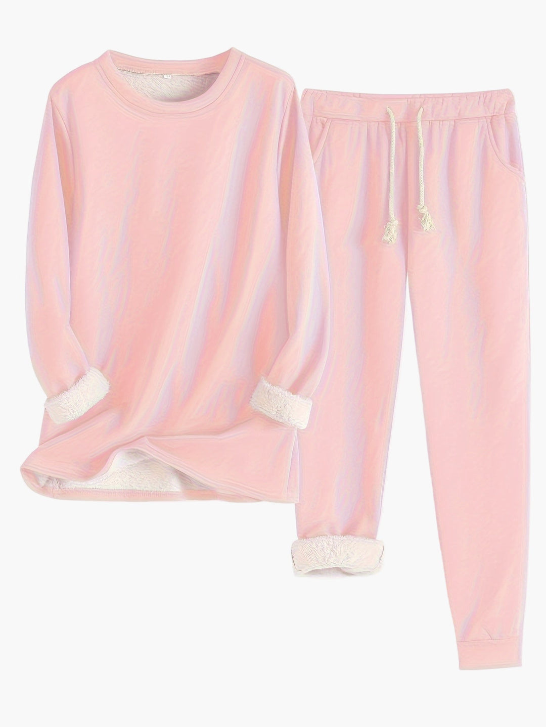 Damen Lounge Set Zweiteilig Lässig 4