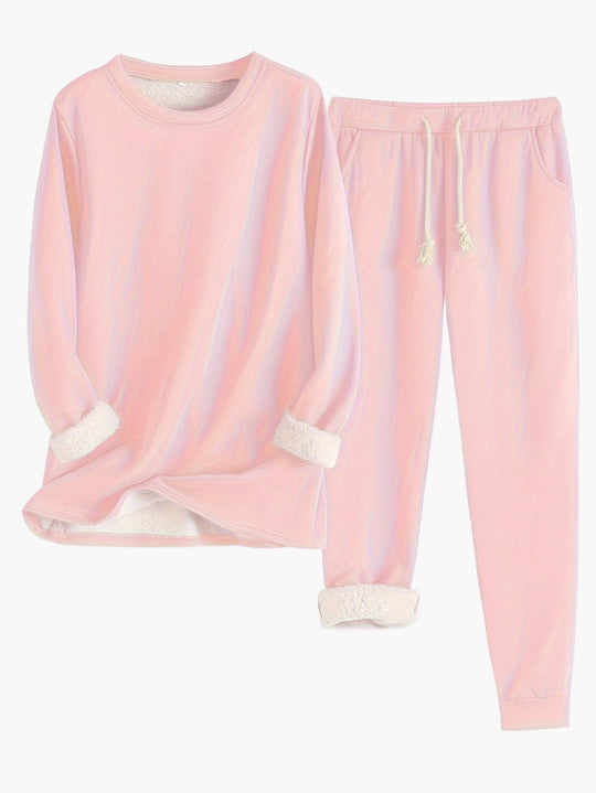 Damen Lounge Set Zweiteilig Lässig 4