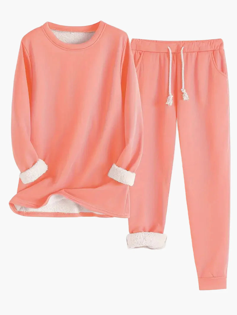Damen Lounge Set Zweiteilig Lässig 7