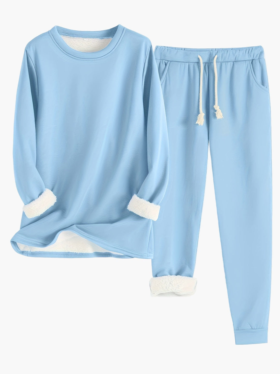 Damen Lounge Set Zweiteilig Lässig 9