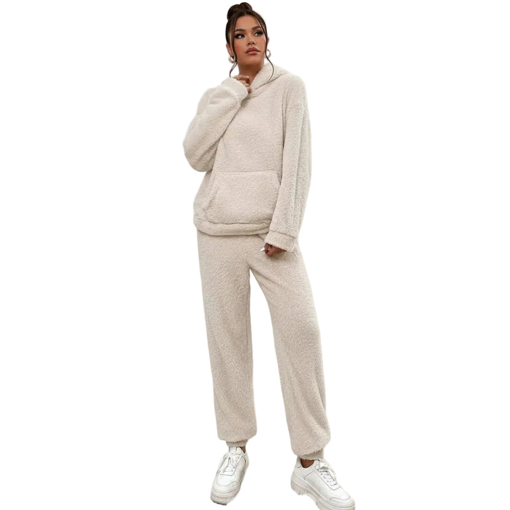 Damen Loungewear Set mit Kapuze für Gemütliche Stunden 3