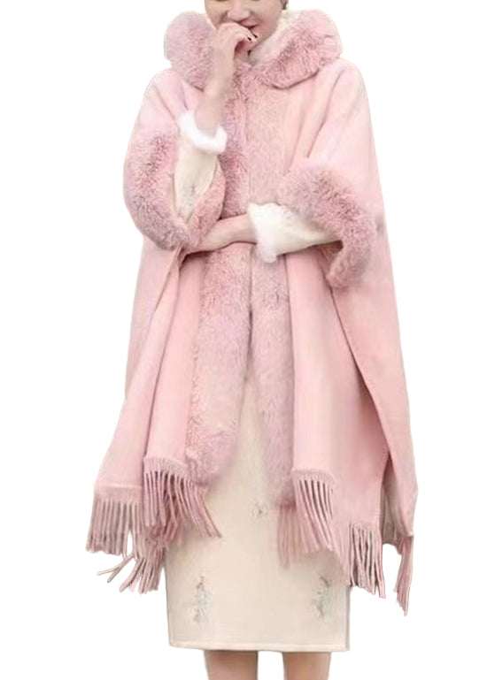 Damen Mantel mit Kapuze und Pelzkragen, Trendy Mäntel für Herbst und Winter 0