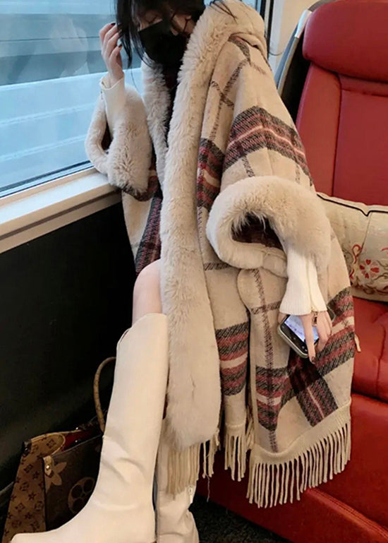 Damen Mantel mit Kapuze und Pelzkragen, Trendy Mäntel für Herbst und Winter 1