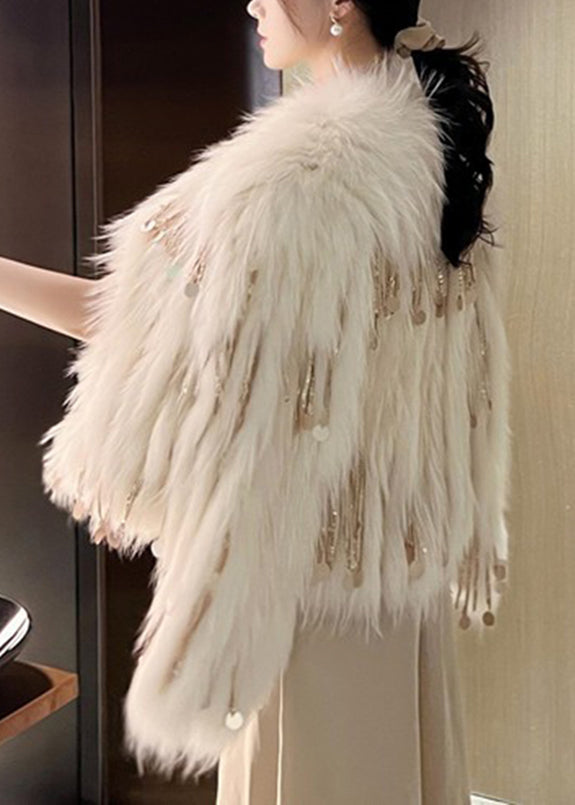 Damen Mäntel mit Pailletten und Quasten im Bohème-Stil 4
