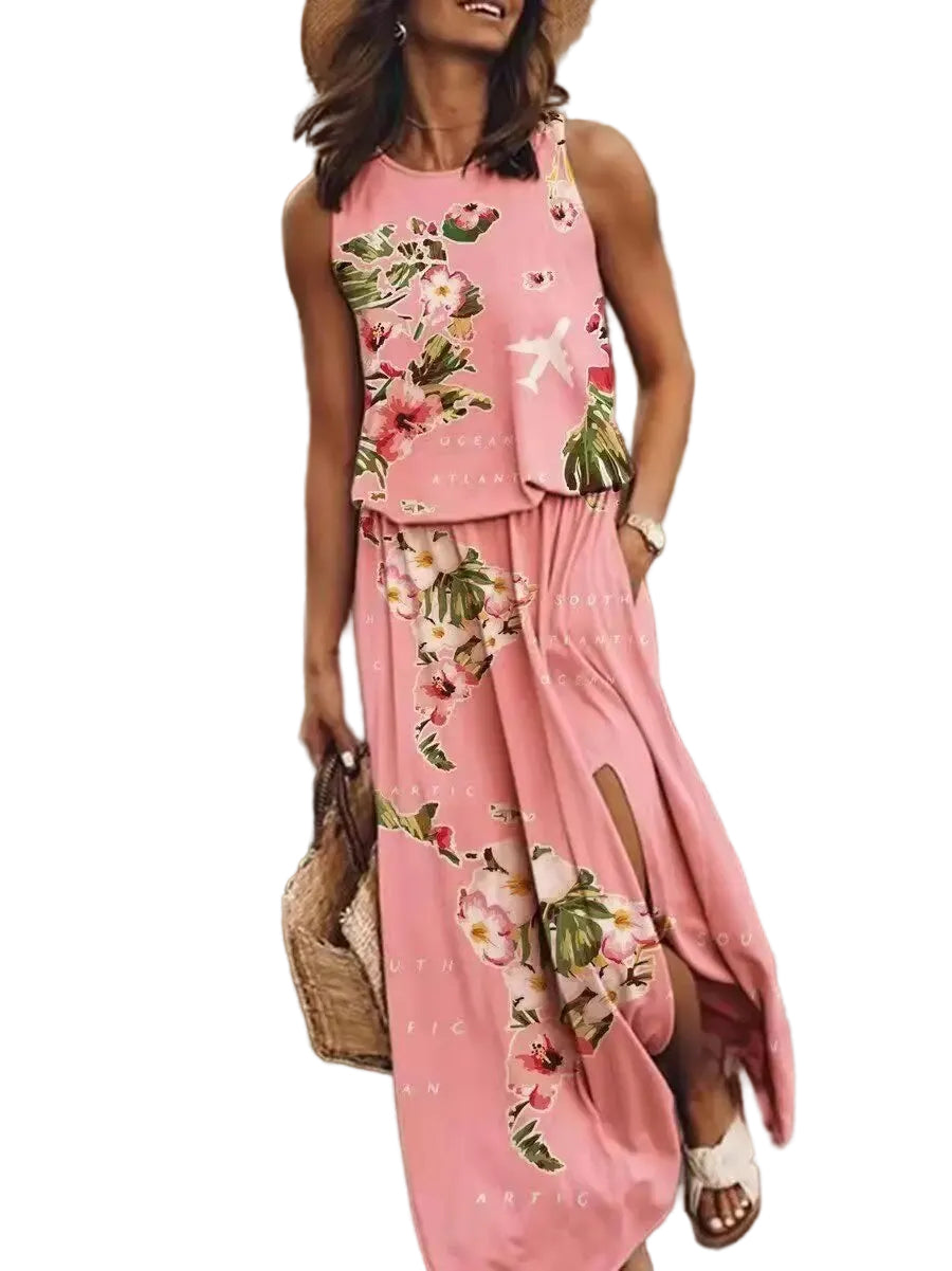 Damen Maxikleid mit einzigartigem Schnitt 0
