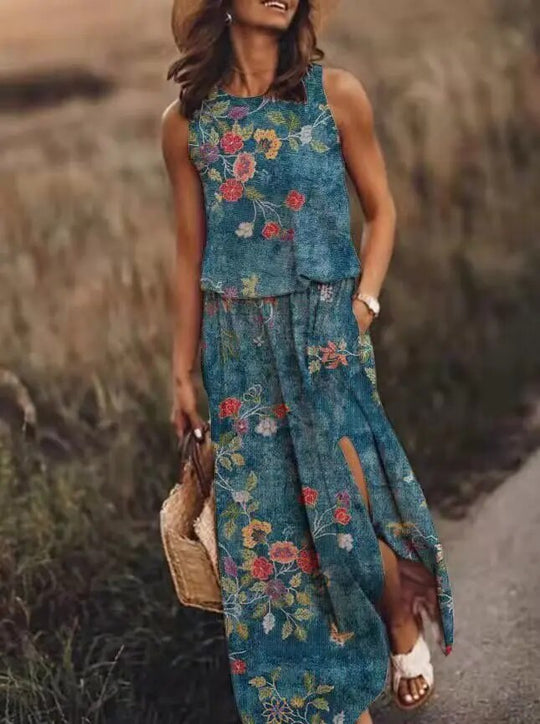 Damen Maxikleid mit einzigartigem Schnitt 3