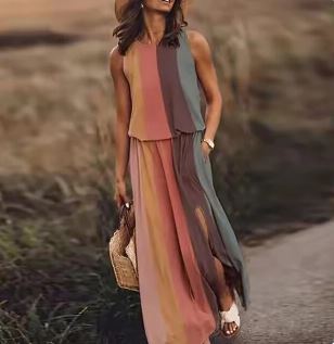 Damen Maxikleid mit einzigartigem Schnitt 5