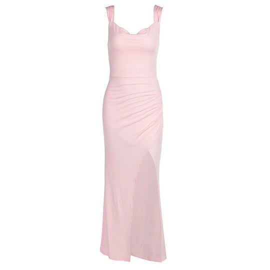 Damen Midikleid mit Bindedetail 4