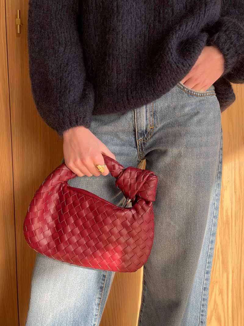 Damen Mini-Handtasche Gewebt 4