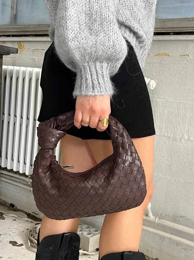 Damen Mini-Handtasche Gewebt 6