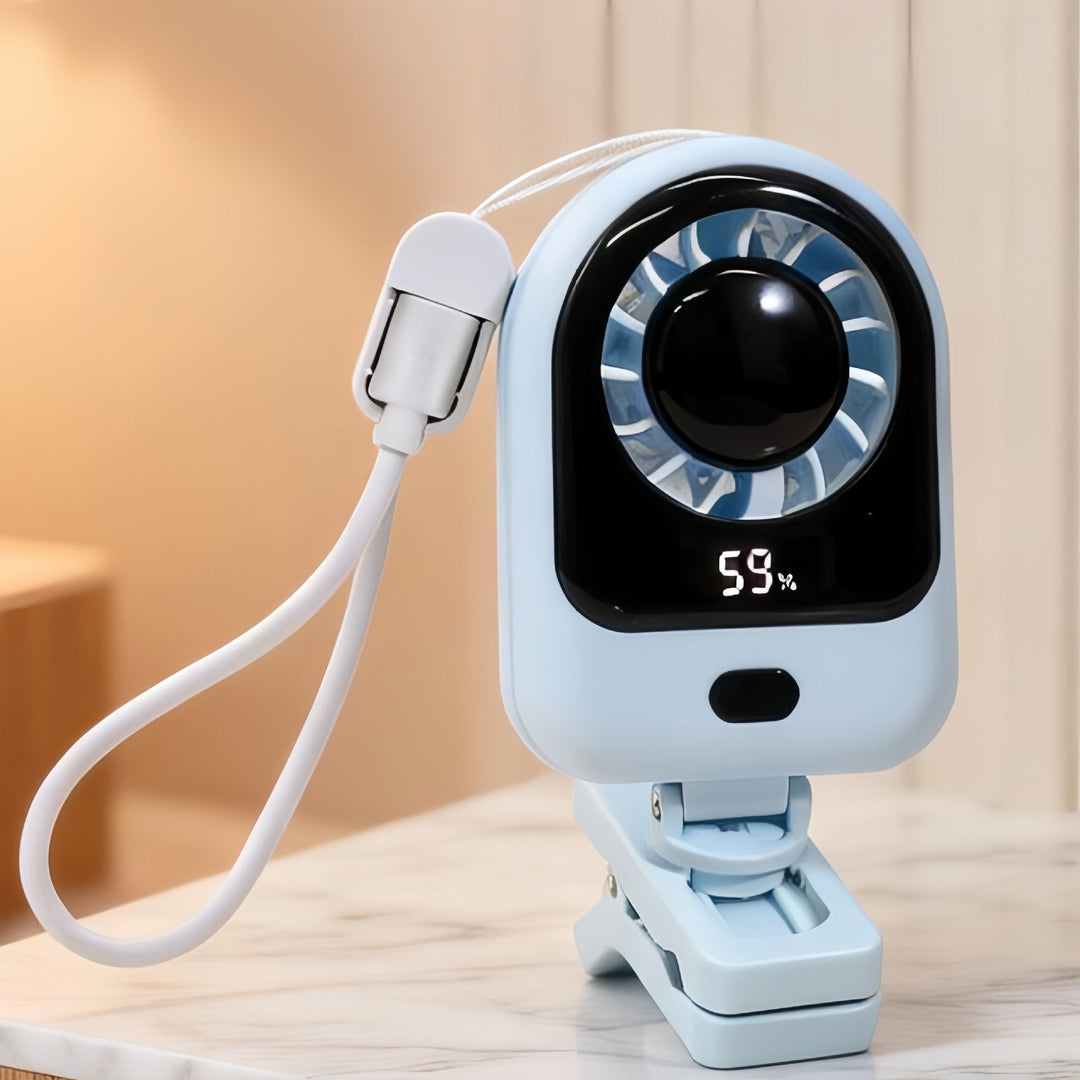 Damen Mini-Luftkühler Tragbar mit Digitaler Anzeige 0