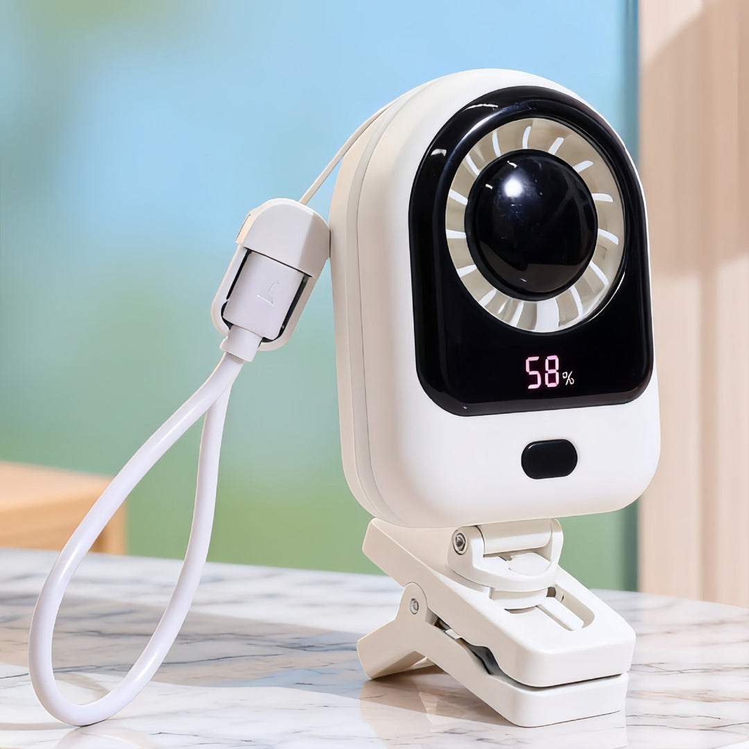 Damen Mini-Luftkühler Tragbar mit Digitaler Anzeige 7