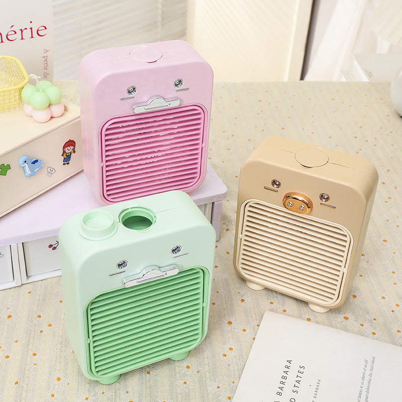 Damen Mini Tischventilator USB-Anschluss Flexibles Design mit Tiermotiv 3