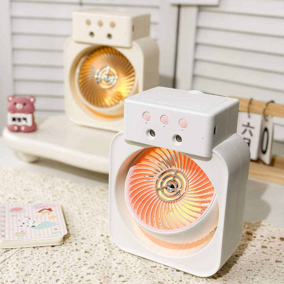 Damen Mini Ventilator USB Tragbar Kompakt 1