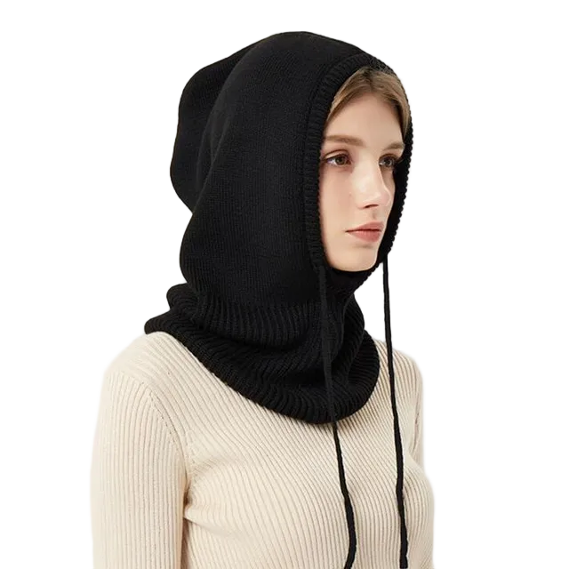 Damen Mütze Winter mit Kapuze für Modische Akzente und Warmen Kopf 0
