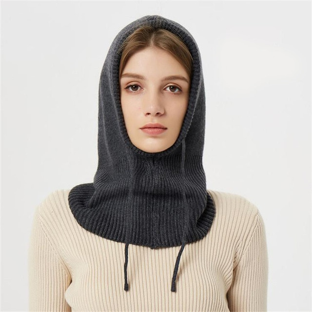 Damen Mütze Winter mit Kapuze für Modische Akzente und Warmen Kopf 3