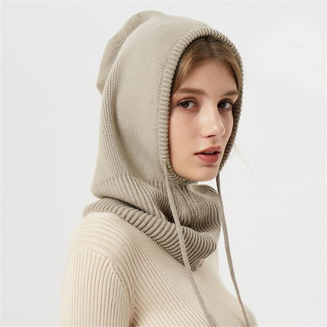 Damen Mütze Winter mit Kapuze für Modische Akzente und Warmen Kopf 4