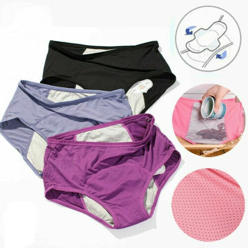 Damen Nahtloser Slip mit 360° Auslaufschutz für Optimalen Komfort 1