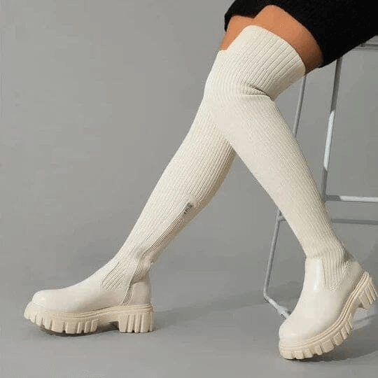 Damen Oberschenkelhohe Stiefel im Trend 2