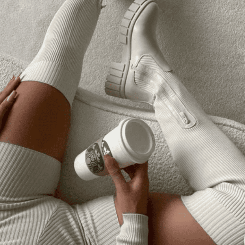 Damen Oberschenkelhohe Stiefel im Trend 3