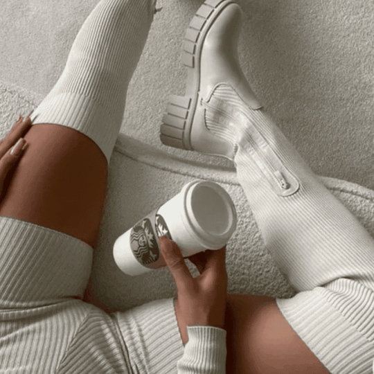 Damen Oberschenkelhohe Stiefel im Trend 3