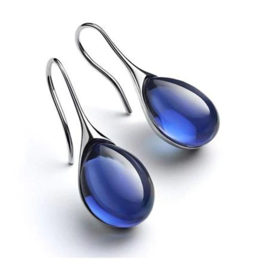 Damen Ohrringe Tropfenform Kristall Glamour 2