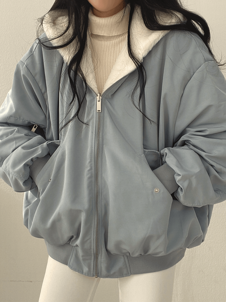 Damen Oversize Winterjacke Modisch 0
