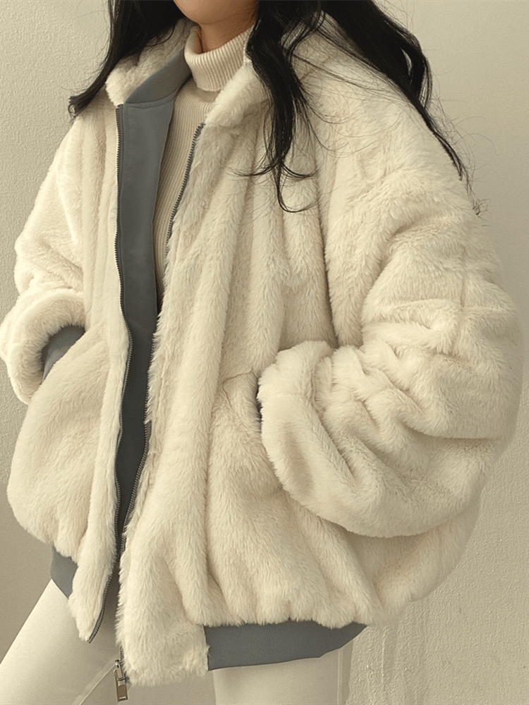 Damen Oversize Winterjacke Modisch 2