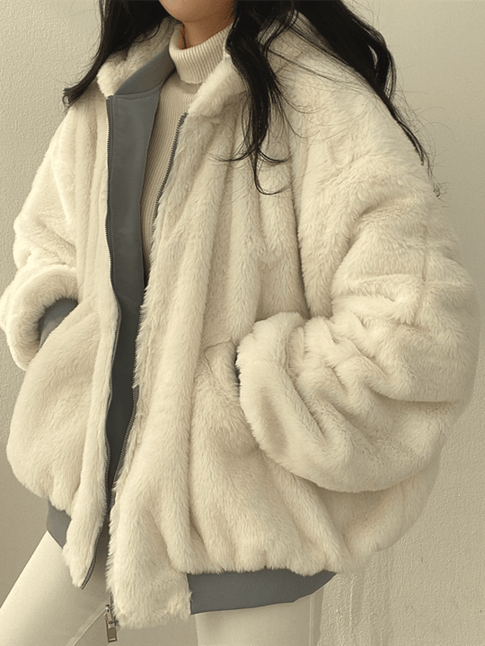 Damen Oversize Winterjacke Modisch 2