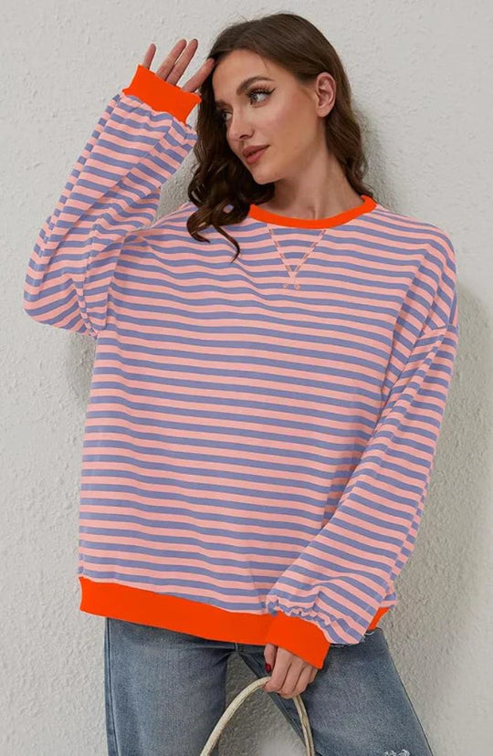 Damen Oversized Pullover Modern 12