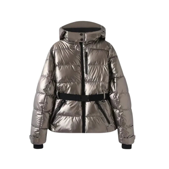 Damen Pufferjacke mit Gürteldesign 0