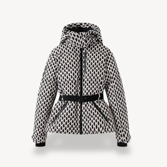 Damen Pufferjacke mit Gürteldesign 1