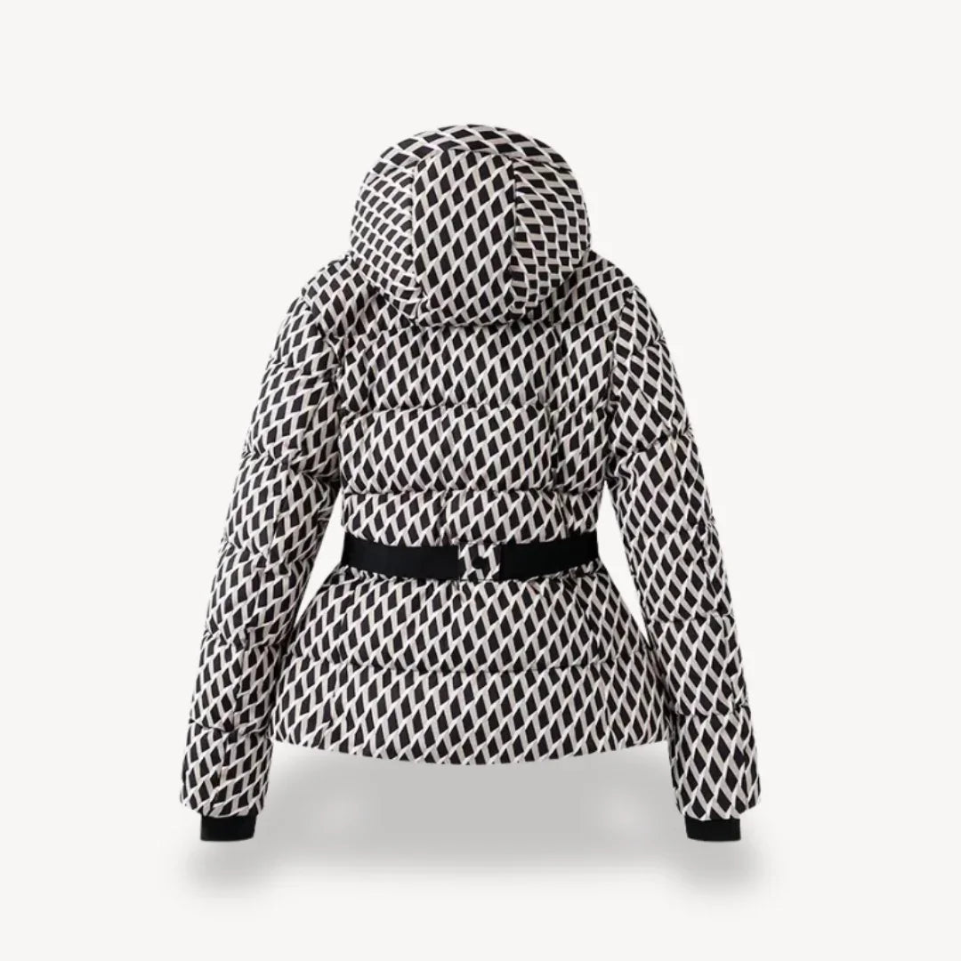 Damen Pufferjacke mit Gürteldesign 2