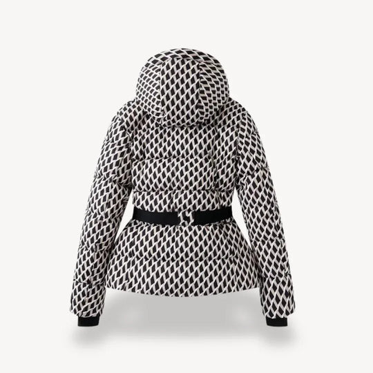 Damen Pufferjacke mit Gürteldesign 2
