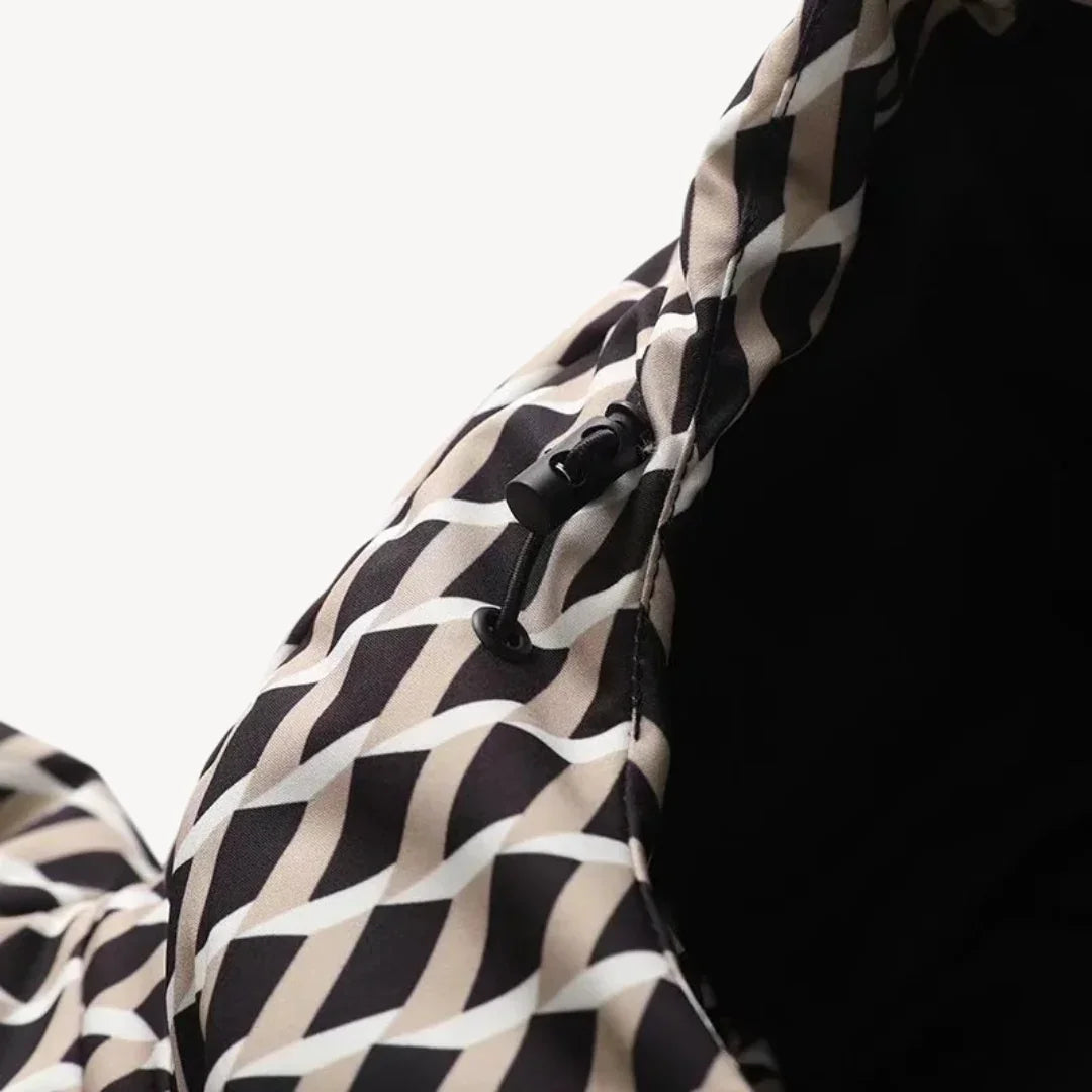 Damen Pufferjacke mit Gürteldesign 8