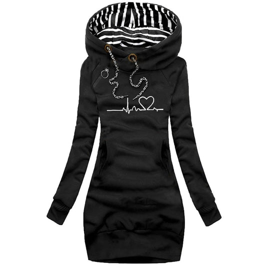 Damen Pullover Lillian Herzschlag Winter Stil 0