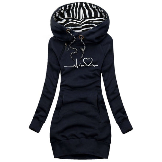 Damen Pullover Lillian Herzschlag Winter Stil 3