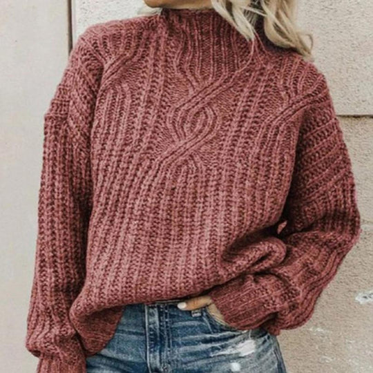 Damen Pullover Modernes Design Bequem 2