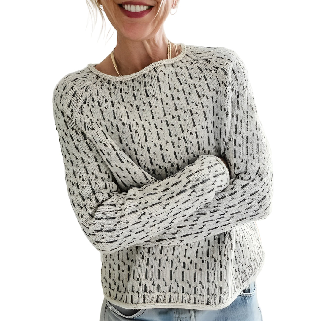 Damen Pullover Stilvoll Gestrickt 0