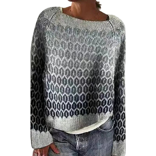 Damen Pullover mit Stilvollen Herbstdetails 0