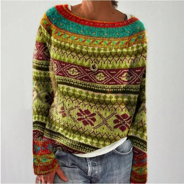 Damen Pullover mit Stilvollen Herbstdetails 1