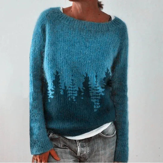 Damen Pullover mit Stilvollen Herbstdetails 2