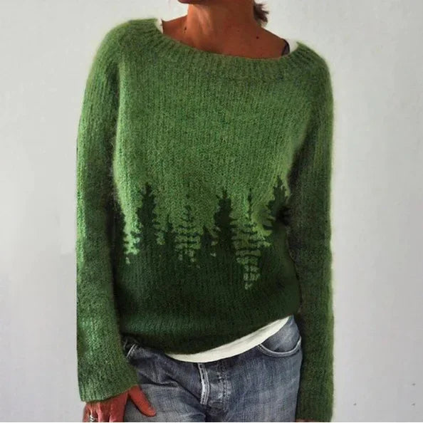 Damen Pullover mit Stilvollen Herbstdetails 3