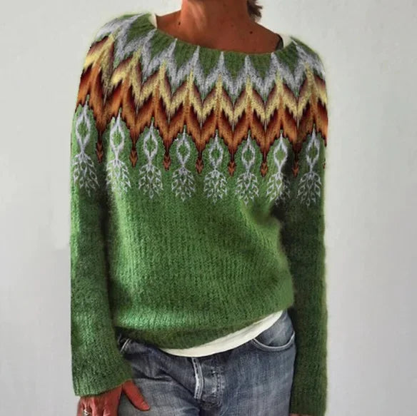 Damen Pullover mit Stilvollen Herbstdetails 4