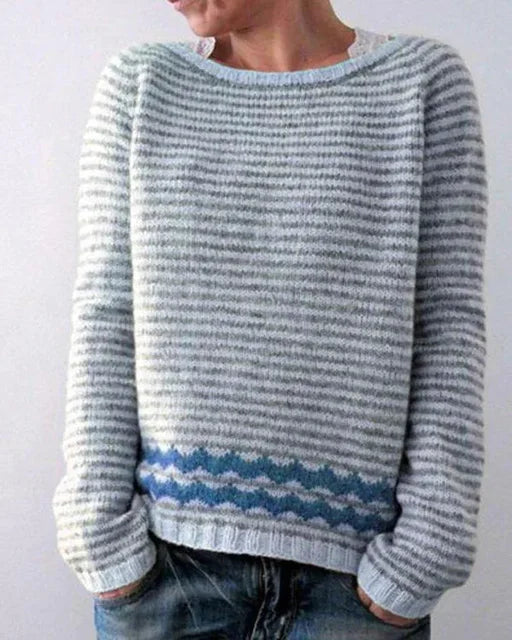 Damen Pullover mit Stilvollen Herbstdetails 5