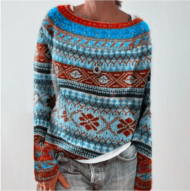 Damen Pullover mit Stilvollen Herbstdetails 6